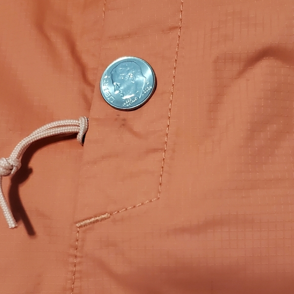 The North Face Womens Orange HyVent Rain Jacket Size Large - Picture 9 of 9